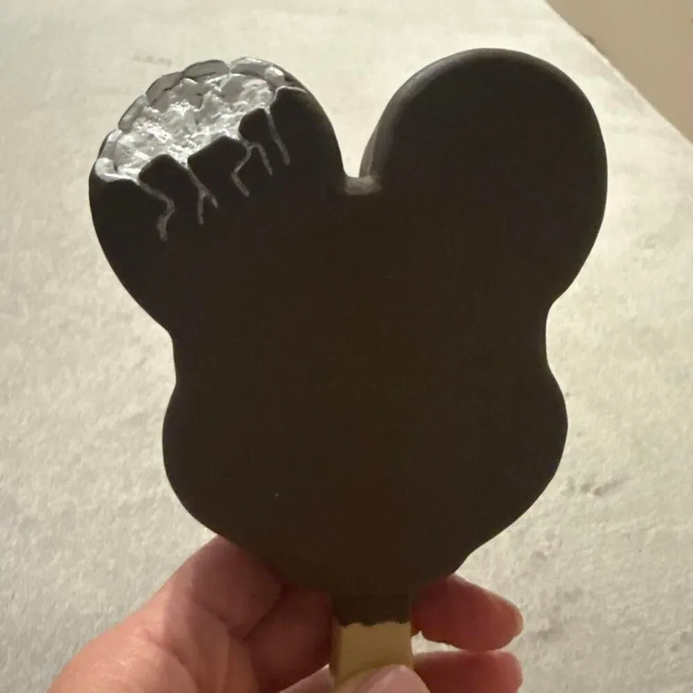 Mickey Mouse chocolate ice cream bar DOG TOY with squeaker